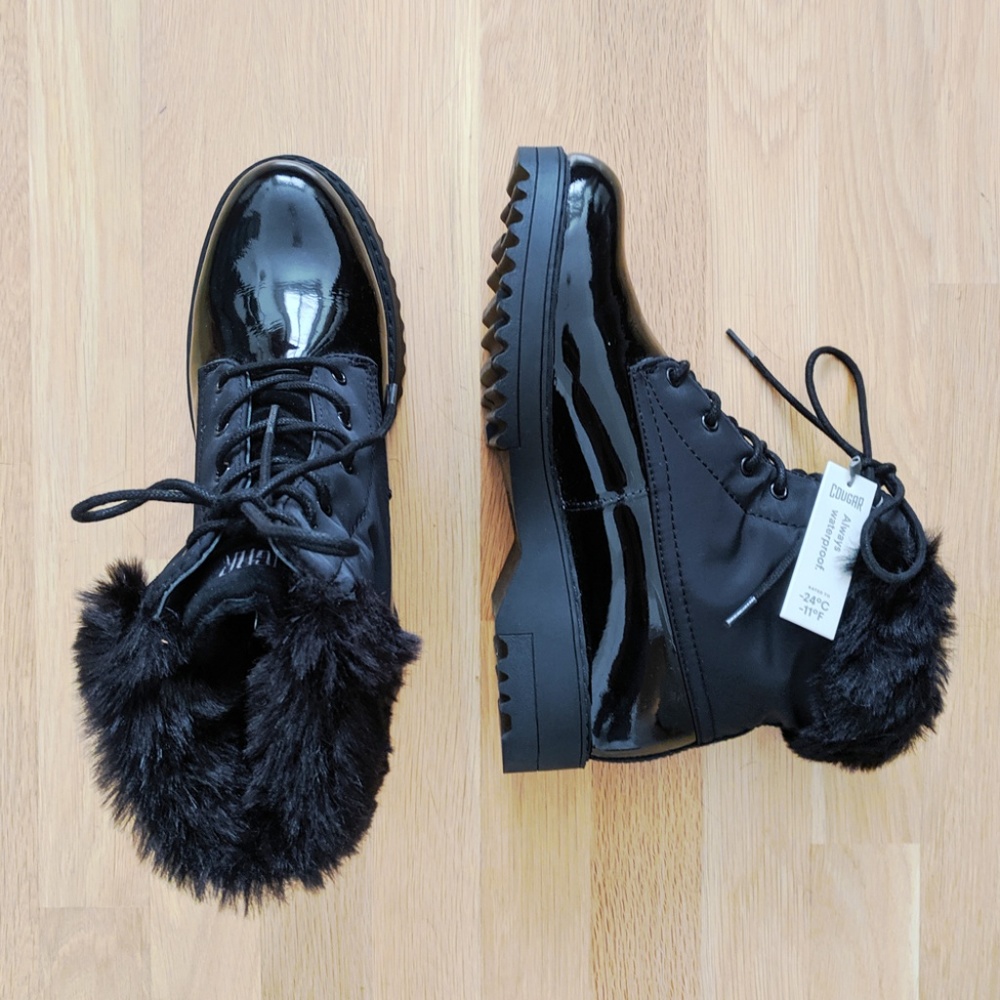 NWT Cougar Gatineau Black Snow Boot - 10